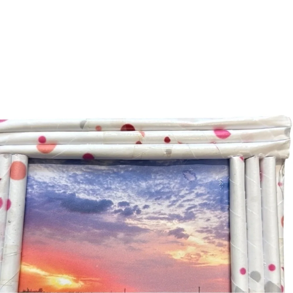 Handmade Spring Photo With Attached Frame